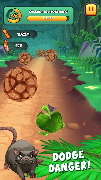 Скачать взломанную Kakapo Run: Animal Rescue Game — Много денег и кристаллов — скриншот 4 Скачать взломанную Kakapo Run: Animal Rescue Game — Много денег и кристаллов — скриншот 4