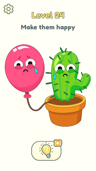 DOP 2: Delete One Part Mod APK Много подсказок — Скачать на Андроид — скриншот 1 DOP 2: Delete One Part Mod APK Много подсказок — Скачать на Андроид — скриншот 1