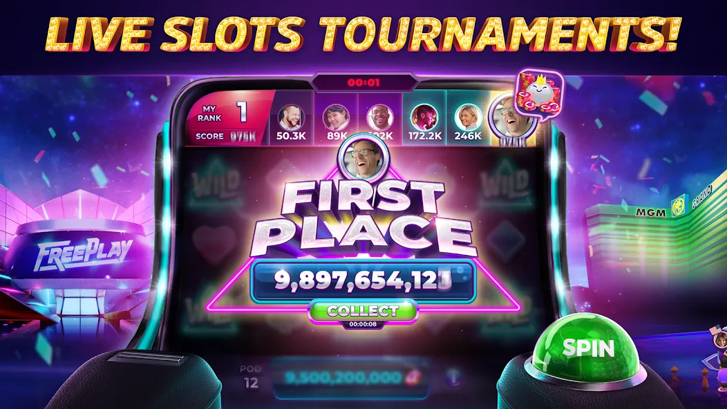 Скачать POP! Slots™ Vegas Casino Games на телефон — Много денег — скриншот 3 Скачать POP! Slots™ Vegas Casino Games на телефон — Много денег — скриншот 3