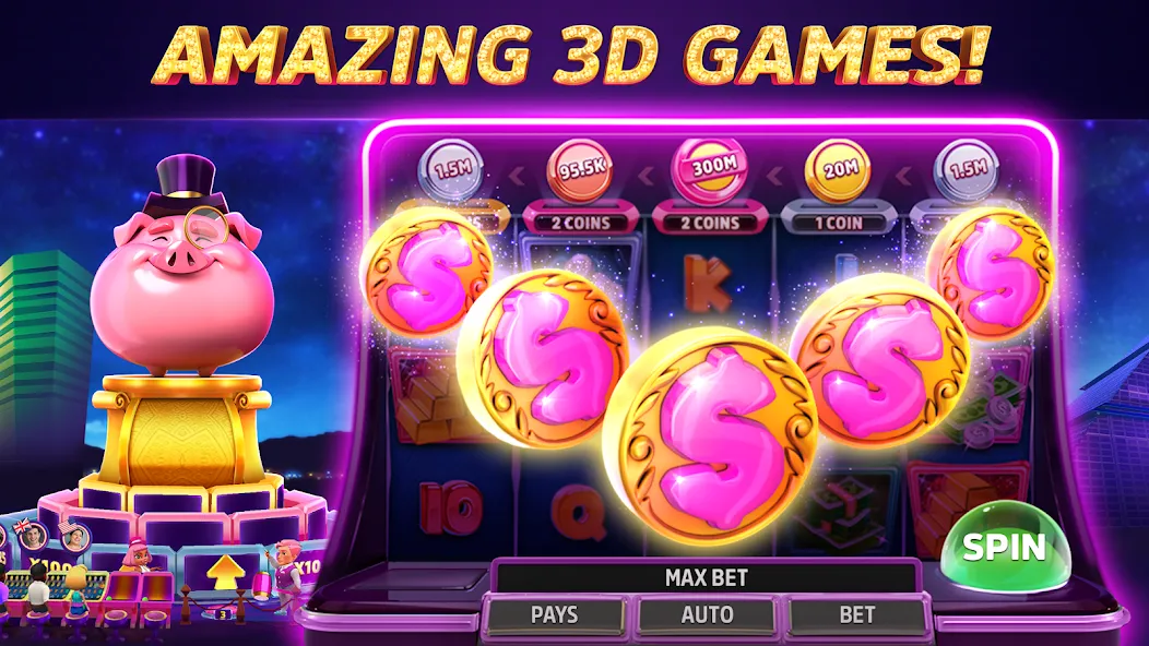 Скачать POP! Slots™ Vegas Casino Games на телефон — Много денег — скриншот 4 Скачать POP! Slots™ Vegas Casino Games на телефон — Много денег — скриншот 4