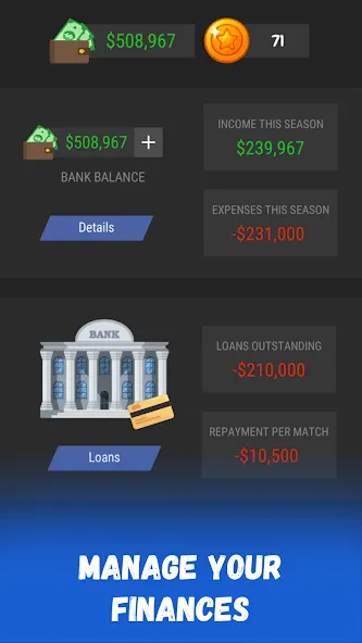 Скачать Wicket Cricket Manager (Мод: Много денег) на Андроид — скриншот 3