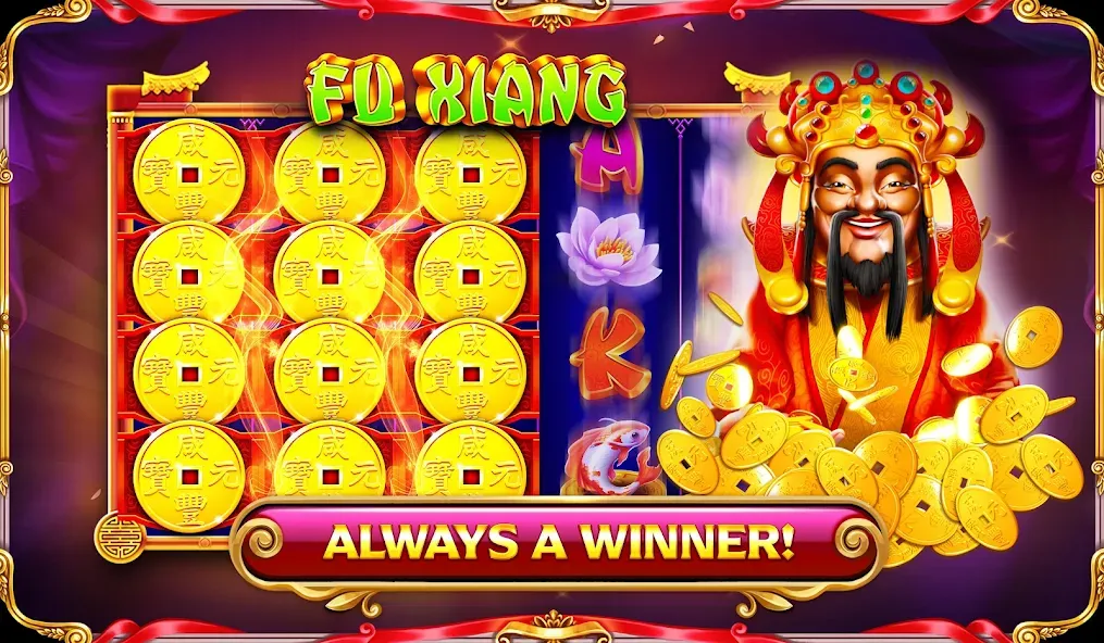 Скачать взломанную Caesars Slots: Casino Games — Много денег и монет — скриншот 2