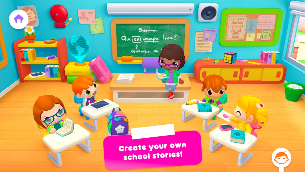 Скачать Sunny School Stories (Мод: Все открыто) на Андроид — скриншот 1 Скачать Sunny School Stories (Мод: Все открыто) на Андроид — скриншот 1
