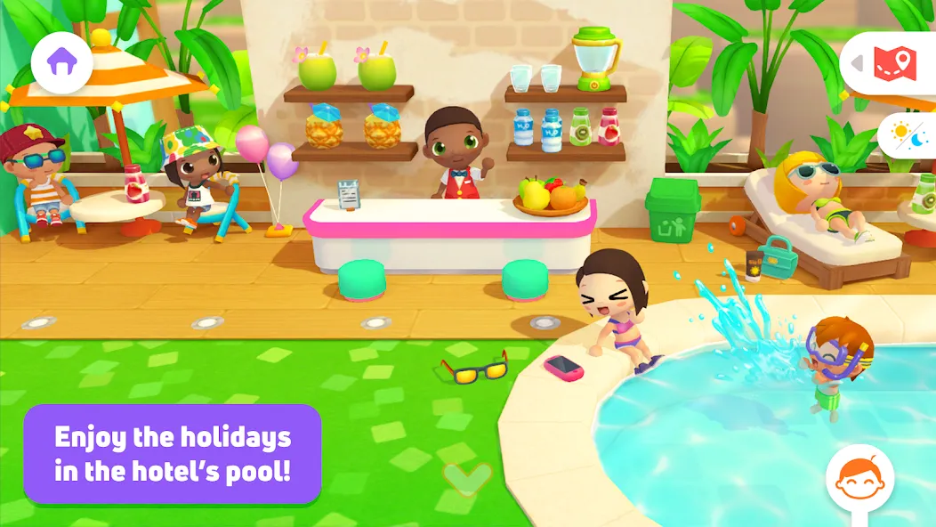 Vacation Hotel Stories MOD APK — Все открыто — скриншот 5