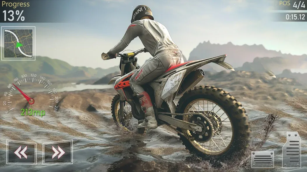 Скачать Motocross MX Dirt Bike Games на Android — Много денег — скриншот 3 Скачать Motocross MX Dirt Bike Games на Android — Много денег — скриншот 3