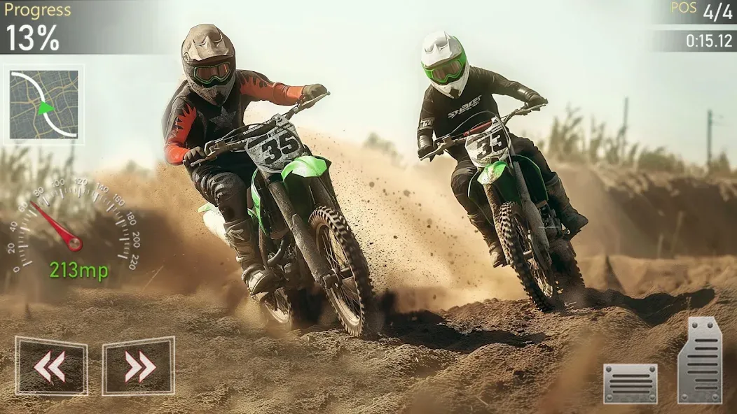 Скачать Motocross MX Dirt Bike Games на Android — Много денег — скриншот 4 Скачать Motocross MX Dirt Bike Games на Android — Много денег — скриншот 4