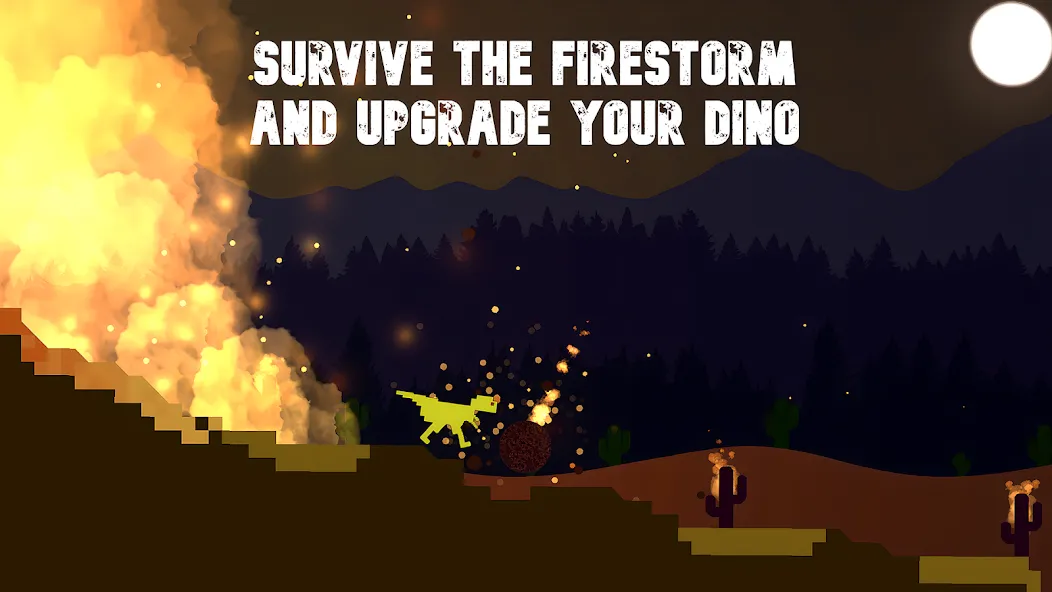 Скачать взлом Dino Run Survival на Андроид — Много денег и бесконечные жизни — скриншот 5
