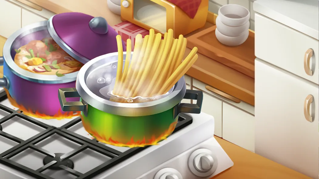 Cooking Market-Restaurant Game MOD — Много денег на Андроид — скриншот 3 Cooking Market-Restaurant Game MOD — Много денег на Андроид — скриншот 3