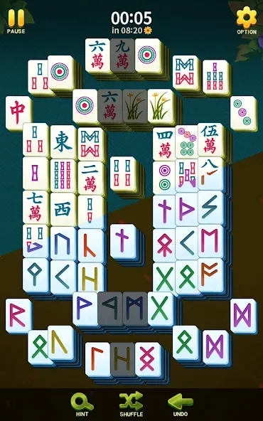 Mahjong Blossom Solitaire (Мод Много денег) — скриншот 3