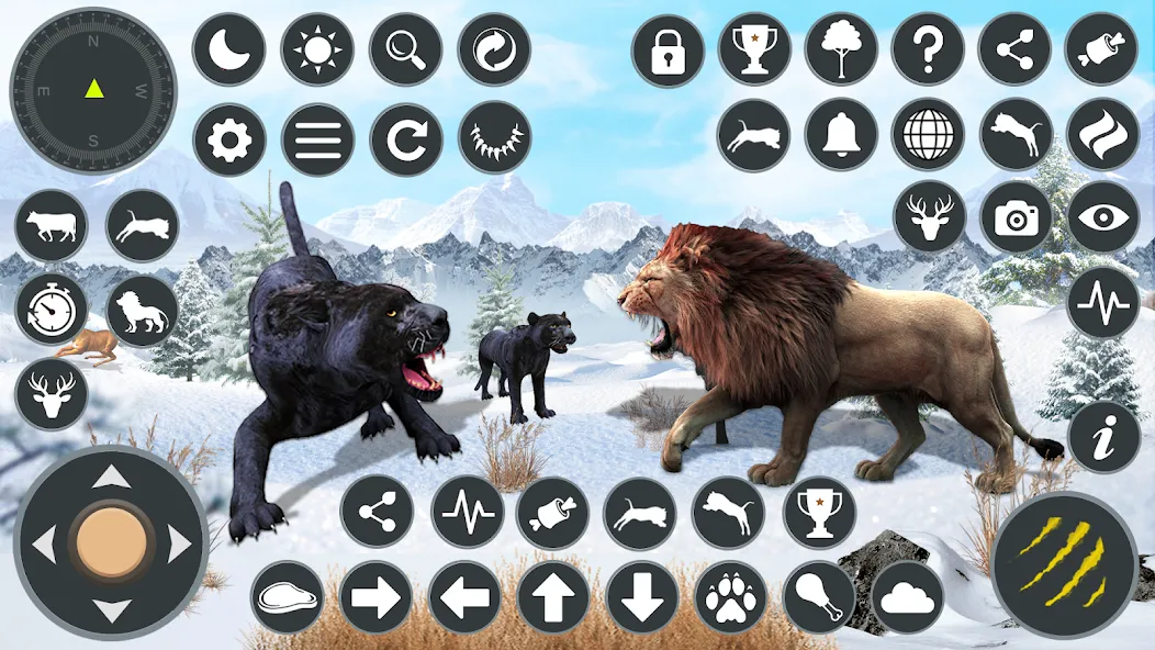 Скачать взлом Wild Black Panther Games на Андроид — Много денег — скриншот 2