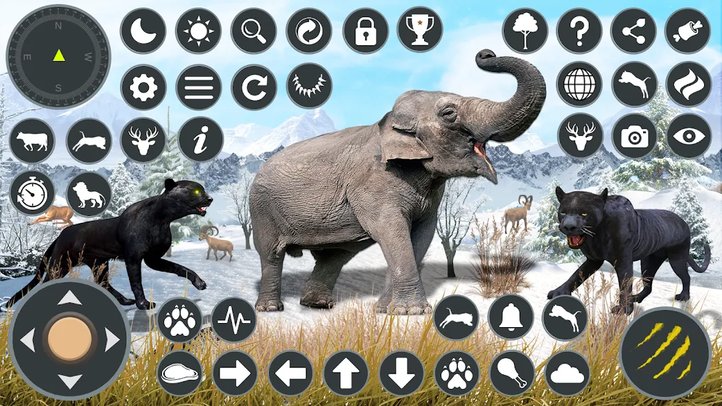 Скачать взлом Wild Black Panther Games на Андроид — Много денег — скриншот 3