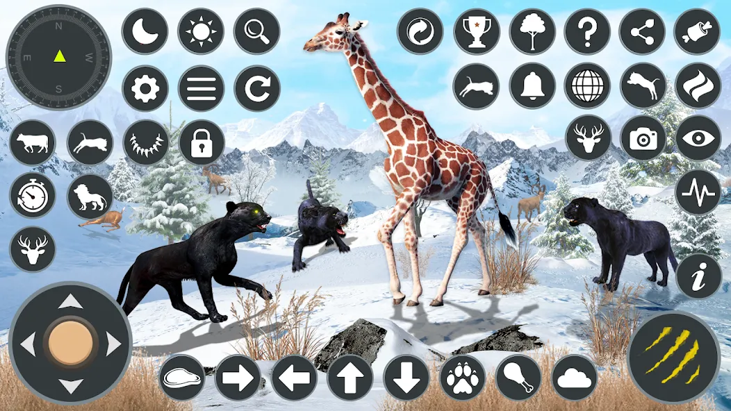 Скачать взлом Wild Black Panther Games на Андроид — Много денег — скриншот 4