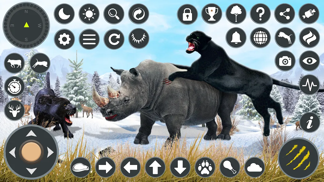 Скачать взлом Wild Black Panther Games на Андроид — Много денег — скриншот 5