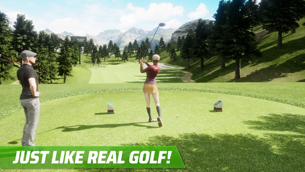 Golf King - World Tour (Мод Много денег и золота) — скриншот 1