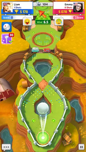 Скачать Mini Golf King на Android — Много денег и кристаллов — скриншот 5