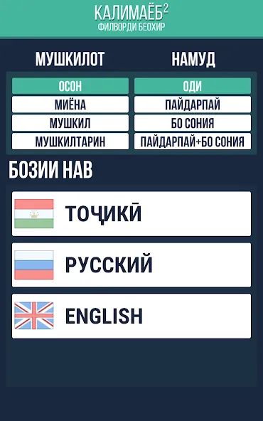 Скачать взломанную Калимаёб 2 - филворди беохир ё — Все подсказки открыты — скриншот 1