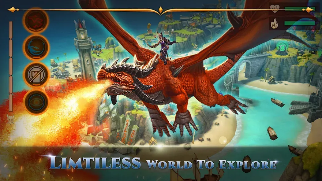 Скачать War Dragons на Андроид — Много денег и драконов — скриншот 1