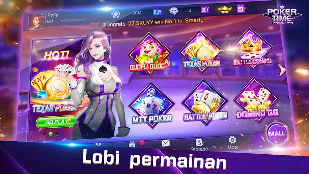 Скачать Poker Time- Pulsa Texas Holdem — Модификация Много денег и золота — скриншот 4