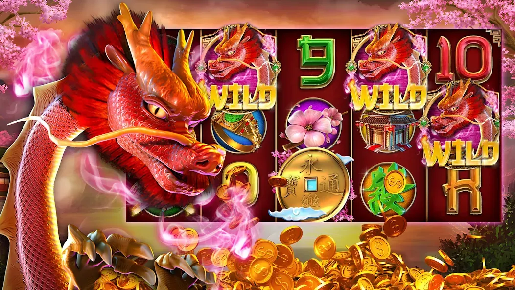 Скачать Pokie Magic Casino Slots с модом — Много монет и вращений — скриншот 4