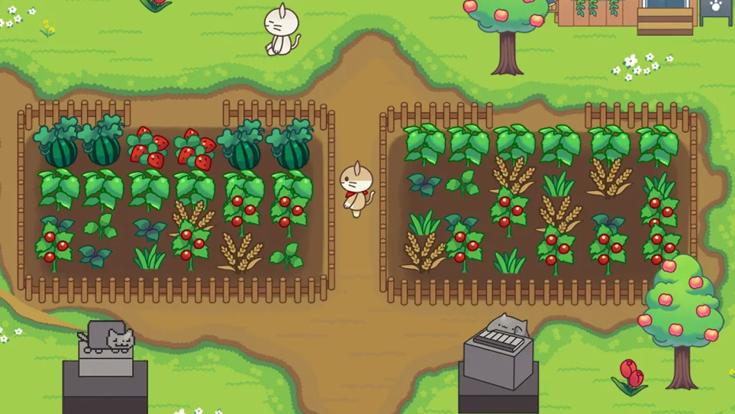Скачать Cat Forest - Healing Camp на Android — Много денег и без рекламы — скриншот 3
