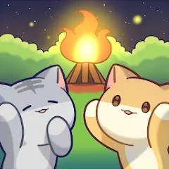Скачать Cat Forest - Healing Camp на Android — Много денег и без рекламы