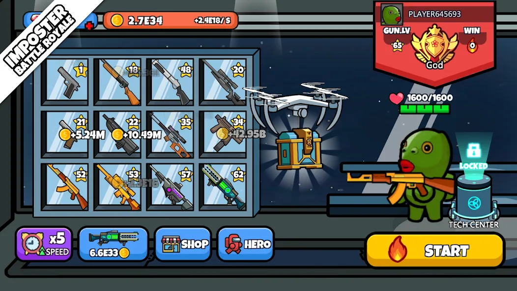 Imposter Battle Royale Mod APK Много денег — Скачать на Андроид — скриншот 4
