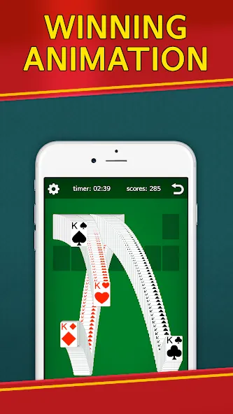 Скачать Classic Solitaire Klondike MOD APK — Все темы разблокированы — скриншот 4