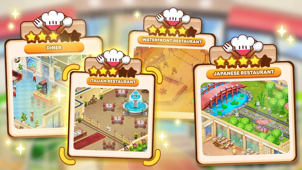 Скачать Merge Restaurant: Makeover с модом — Много денег и энергии — скриншот 2