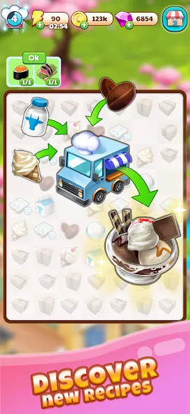 Скачать Merge Restaurant: Makeover с модом — Много денег и энергии — скриншот 4