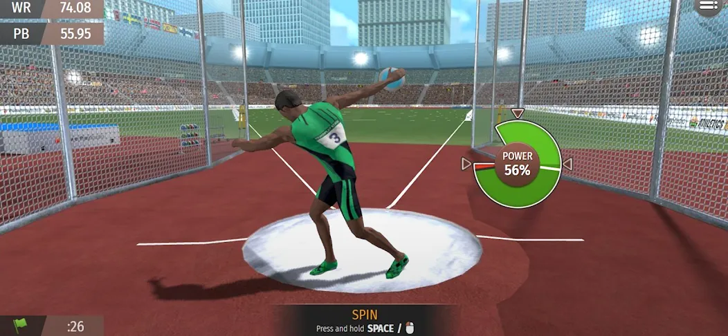 Athletics Mania: Track & Field MOD APK на Android — Много денег и без рекламы — скриншот 4 Athletics Mania: Track & Field MOD APK на Android — Много денег и без рекламы — скриншот 4