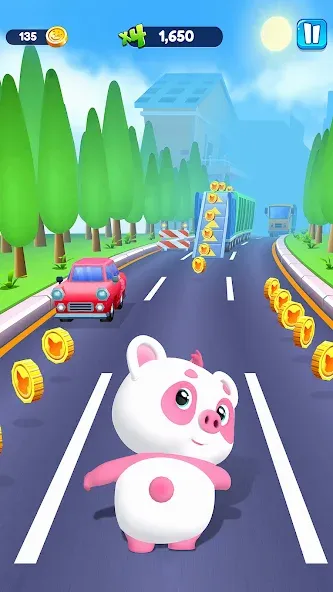 Скачать Piggy Panda Run: Fun Game на Андроид — Много денег и без рекламы — скриншот 1 Скачать Piggy Panda Run: Fun Game на Андроид — Много денег и без рекламы — скриншот 1