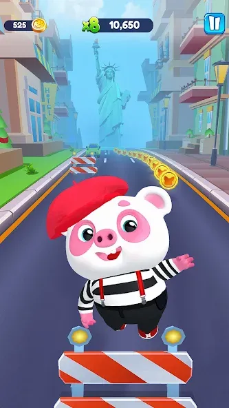 Скачать Piggy Panda Run: Fun Game на Андроид — Много денег и без рекламы — скриншот 2 Скачать Piggy Panda Run: Fun Game на Андроид — Много денег и без рекламы — скриншот 2