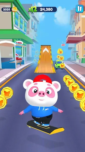 Скачать Piggy Panda Run: Fun Game на Андроид — Много денег и без рекламы — скриншот 3 Скачать Piggy Panda Run: Fun Game на Андроид — Много денег и без рекламы — скриншот 3