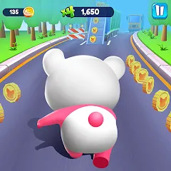 Скачать Piggy Panda Run: Fun Game на Андроид — Много денег и без рекламы