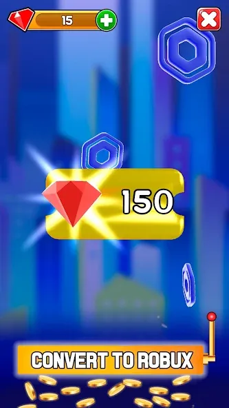 Robux Loto 3D Pro на Андроид — Мод Много денег — скриншот 1