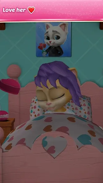 Pregnant Talking Cat Emma MOD — Много денег на Андроид — скриншот 5