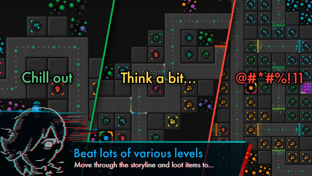 Infinitode 2 - Tower Defense MOD APK на Android — Много денег и ресурсов — скриншот 3