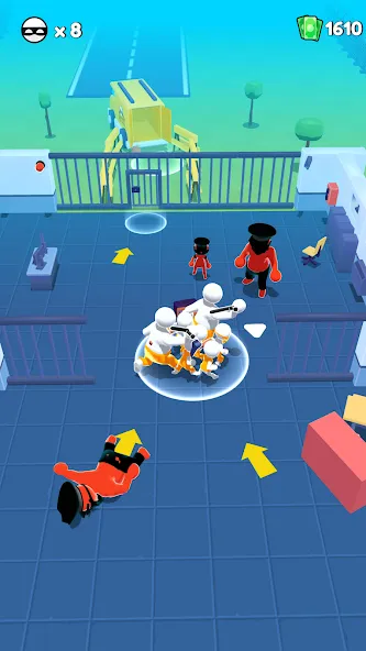 Prison Escape 3D - Jailbreak на Андроид — Мод Много денег — скриншот 1