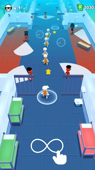 Prison Escape 3D - Jailbreak на Андроид — Мод Много денег — скриншот 5
