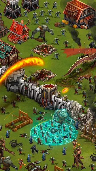 Скачать Throne Rush на Андроид — Много денег и бесплатные покупки — скриншот 2 Скачать Throne Rush на Андроид — Много денег и бесплатные покупки — скриншот 2