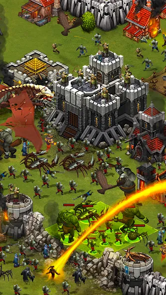 Скачать Throne Rush на Андроид — Много денег и бесплатные покупки — скриншот 3 Скачать Throne Rush на Андроид — Много денег и бесплатные покупки — скриншот 3