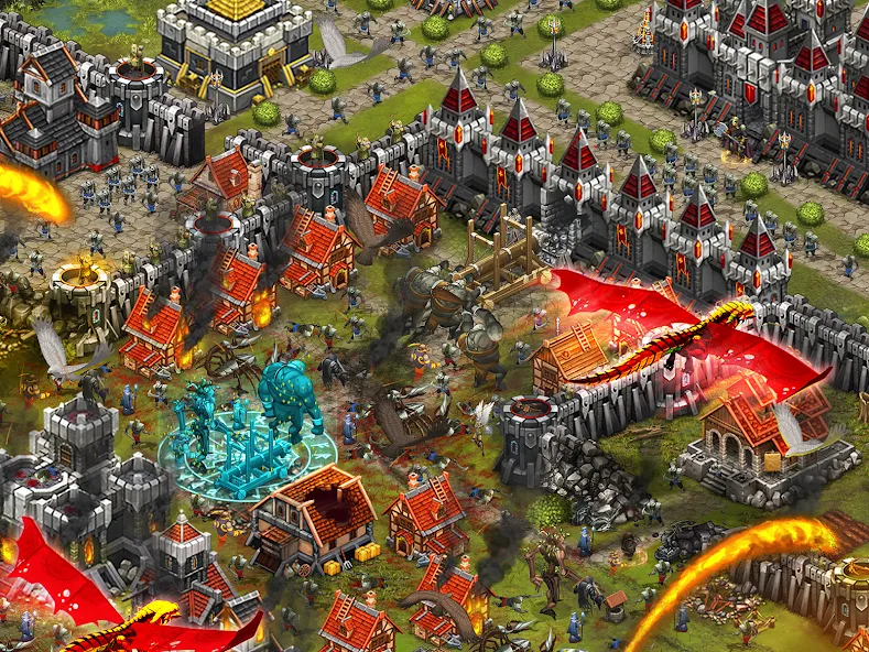 Скачать Throne Rush на Андроид — Много денег и бесплатные покупки — скриншот 5