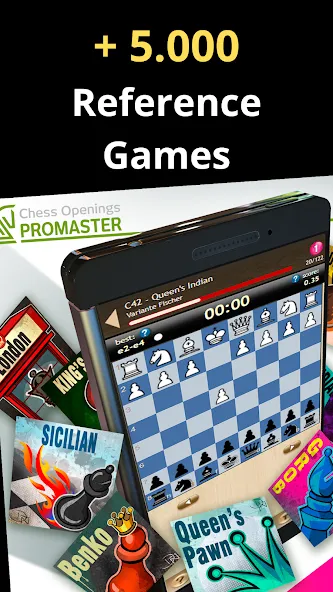 Скачать Chess Openings Promaster на Android — Все уровни разблокированы — скриншот 5