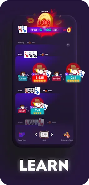Prometheus: Battle Poker — Мод: Много денег — скриншот 2