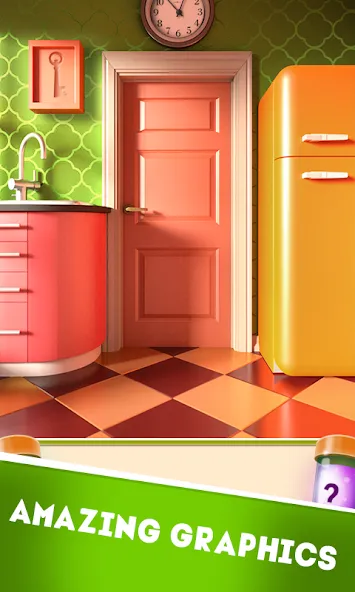 100 Doors Puzzle Box — Мод: Все ключи открыты — скриншот 1