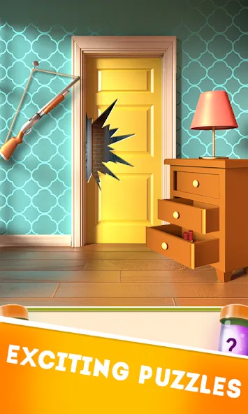100 Doors Puzzle Box — Мод: Все ключи открыты — скриншот 4