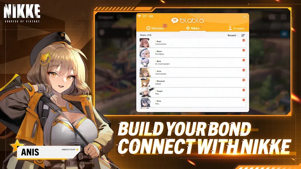 Взлом GODDESS OF VICTORY: NIKKE — Бессмертие и Урон — скриншот 1