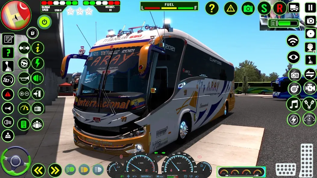 Euro Coach Bus Simulator 3D на Андроид — Мод Много денег — скриншот 1