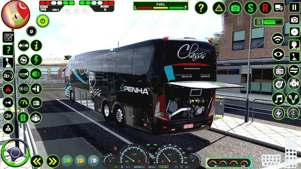 Euro Coach Bus Simulator 3D на Андроид — Мод Много денег — скриншот 2
