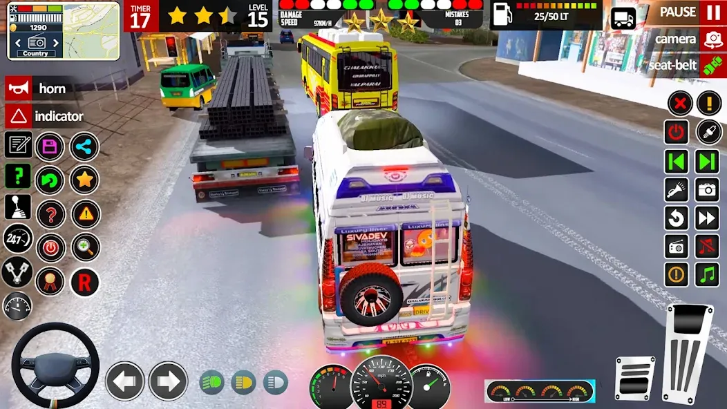 Euro Coach Bus Simulator 3D на Андроид — Мод Много денег — скриншот 3